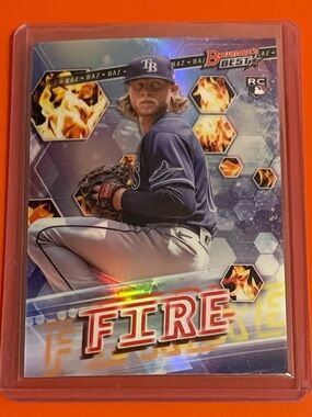 Shane Baz #EE-3 [Rookie] 2022 Bowman’s Best Elements of Excellence Baseball Card